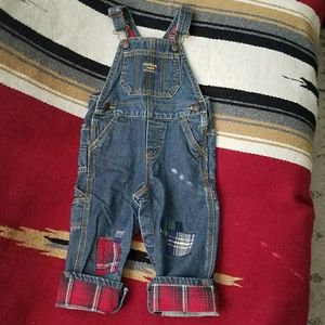 🚫SOLD🚫 Oshkosh plaid overalls